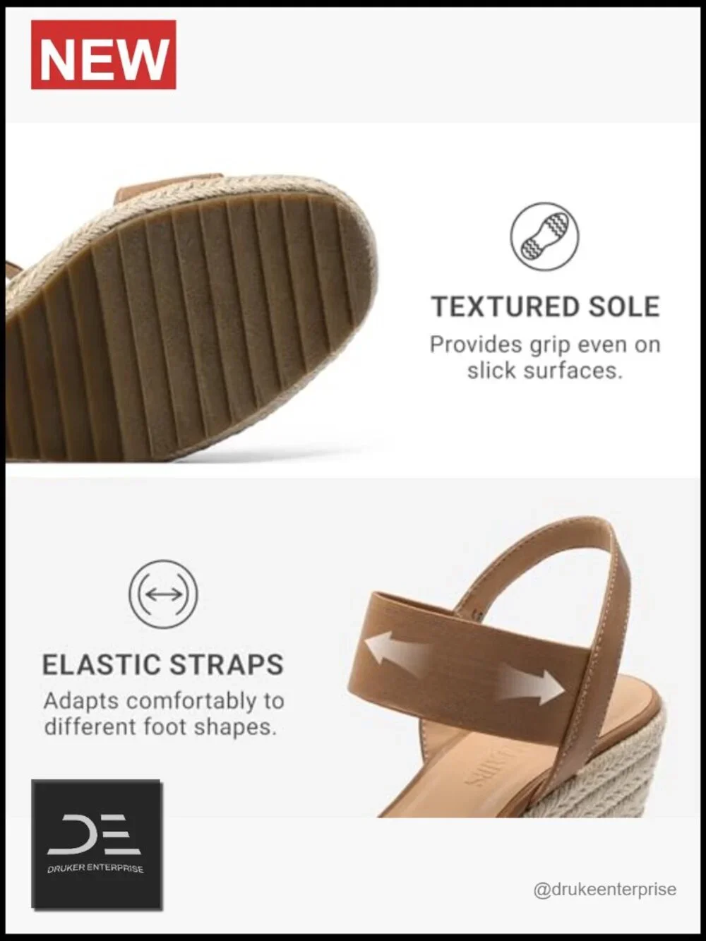 N/A espadrille platform